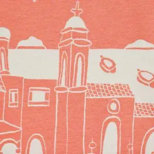 From Dubrovnik With Love Salmon Kitchen Towel - Image 4