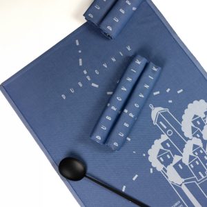 Moonlight Blue Kitchen Towel - Image 2