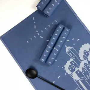 Moonlight Blue Kitchen Towel - Image 2