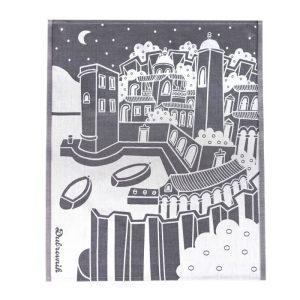 Old Port Grey Kitchen Towel