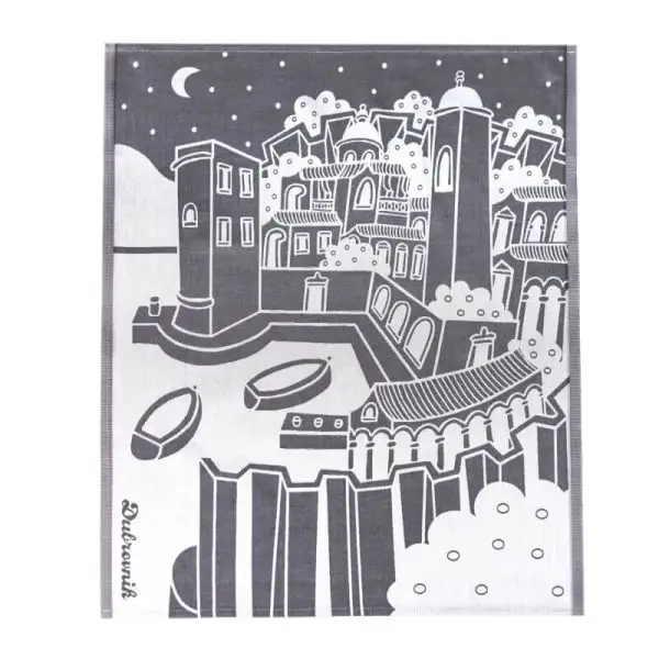 Old Port Grey Kitchen Towel