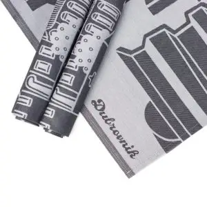 Old Port Grey Kitchen Towel - Image 3