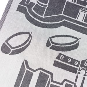 Old Port Grey Kitchen Towel - Image 2