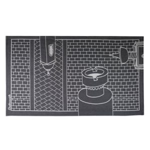 Stradun Grey Tablecloth