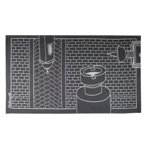 Stradun Grey Tablecloth