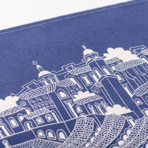 From Dubrovnik With Love Navy Kitchen Towel - Image 3