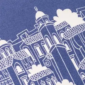 From Dubrovnik With Love Navy Kitchen Towel - Image 2