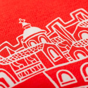 From Dubrovnik With Love Red Kitchen Towel - Image 2