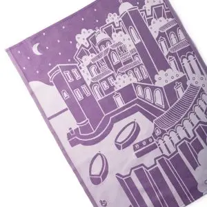 Old Port Purple Kitchen Towel - Image 5