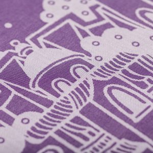 Old Port Purple Kitchen Towel - Image 4