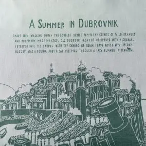 A Summer In Dubrovnik Napkin - Slika 4