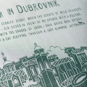 A Summer In Dubrovnik Napkin - Slika 3