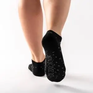 Black Ankle Socks with "Dubrovnik" Lettering - Image 4