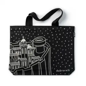 Black Tote Bag Dubrovnik