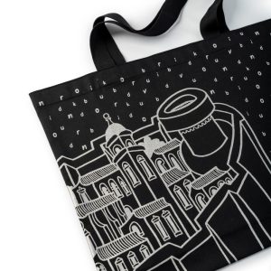 Moonlight Words Black Tote Bag - Image 2