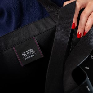 Moonlight Words Black Tote Bag - Image 5