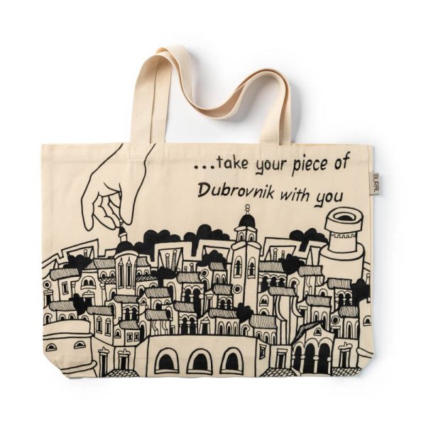 bural tote bag, beige bag, 100% cotton, printed