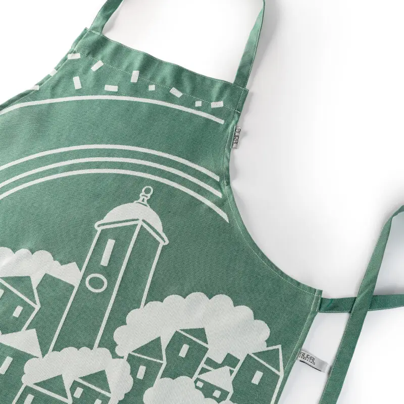Green Dubrovnik Cotton Apron - Image 5