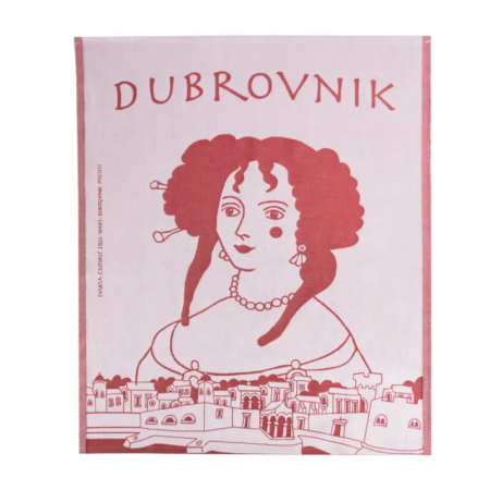 Kitchen towel “Cvijeta” – Dubrovnik design by BURAL