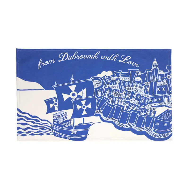 Kitchen towel “Karaka” – Dubrovnik design by BURAL