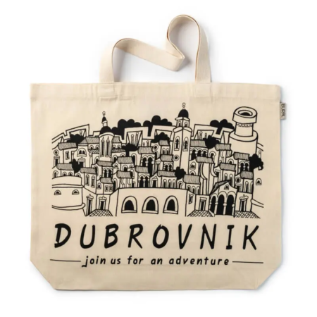 Tote bag “Join Us for Adventure” – Dubrovnik design by BURA