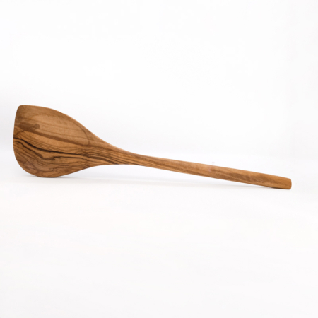 Handmade Olive Wood Cooking Spoon – Curved