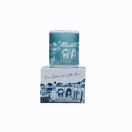 From Dubrovnik with Love Turquoise Glass Mug